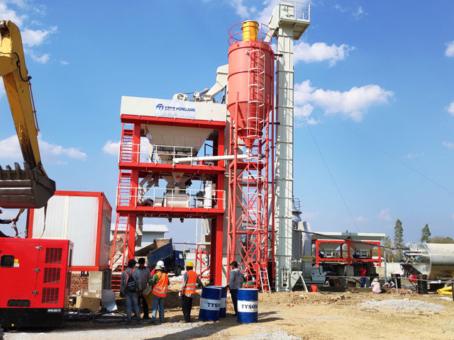 LB800瀝青(qing)攪拌站