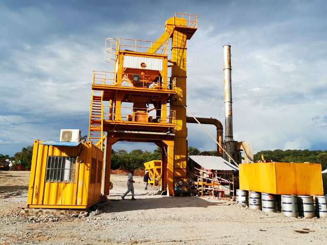 LB500瀝(lì)青攪拌站(zhàn)