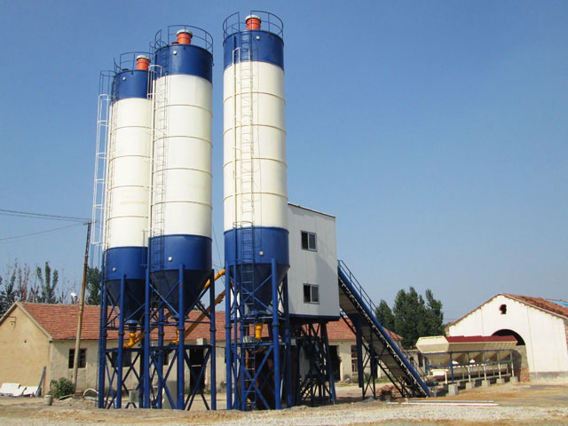 HZS60小型商品(pǐn)混凝土攪(jiao)拌站